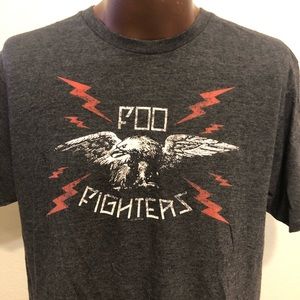 Gray Foo Fighters Band Tee